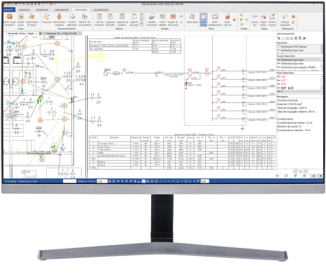 Software para projetos eletricos: dimensionamento eletrodutos, fiacao e protecao