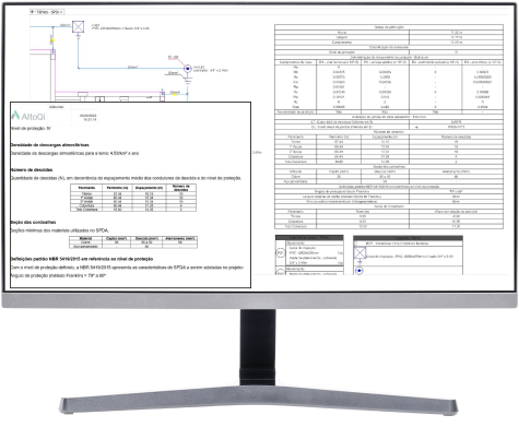 Software para projetos de SPDA: geracao automática memorial calculo