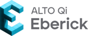 Representação digital da construção da logo do AltoQi Eberick